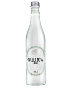 WODA NAŁĘCZÓW ZDRÓJ, NIEGAZOWANA, BUTELKA SZKLANA, 500ML