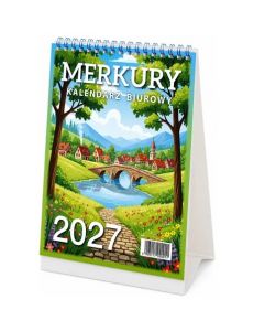 KALENDARZ BIURKOWY MERKURY PIONOWY 2027
