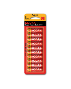 BATERIA CYNKOWA AA KODAK ZINC SUPER HEAVY DUTY 30946798 10SZT