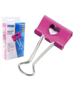 KLIPY BIUROWE 32MM SERCA 20SZT.