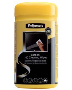 ŚCIERECZKI DO EKRANÓW FELLOWES 100 SZT.