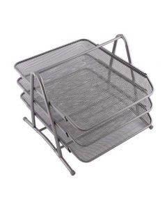 SZUFLADA LEVIATAN 3 SZUFLADKI SREBRNA METALOWA 110486