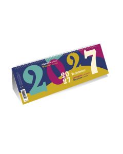 Kalendarz BIURKOWY ze spiralką A4 poziomy 2027, MICHALCZYK T-100-2