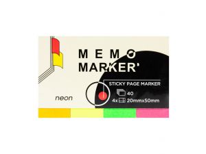ZAKŁADKA NEON 20X50 4 KOL.DALPO