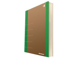 NOTATNIK 165X230MM Z ORGANIZEREM 80K DONAU LIFE KARTON ZIELONY