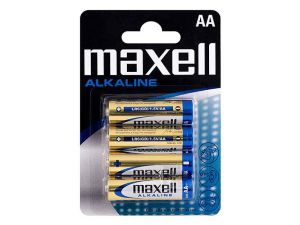 BATERIE ALKALICZNE MAXELL AA, OPAK.4 SZT.
