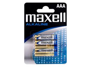 BATERIE ALKALICZNE MAXELL AAA, OPAK.4 SZT.