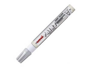 MARKER OLEJOWY UNI PAINT PX-20 OKRĄGŁA KOŃCÓWKA SREBRNY BŁYSZCZĄCY