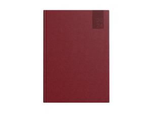 KALENDARZ A5 BASIC BORDOWY 2026 DZIEŃ NA STRONIE