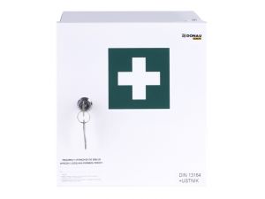 APTECZKA ŚCIENNA DONAU SAFETY, STALOWA,"20" +A, BIAŁA