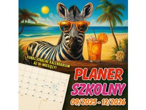 PLANER KALENDARZ SZKOLNY WIELOPLANSZOWY JOTAN 2025/26