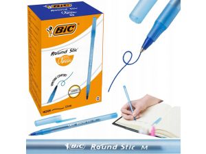 DŁUGOPIS BIC ROUND STIC NIEBIESKI