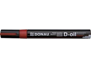 MARKER OLEJOWY DONAU D-Oil, OKRĄGŁY 2,8mm CZERWONY