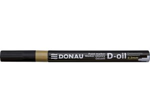 MARKER OLEJOWY DONAU D-Oil, OKRĄGŁY 2,2mm ZŁOTY