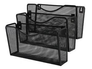 POJEMNIK Q-CONNECT NAŚCIENNY 3 PÓŁKI CZARNY