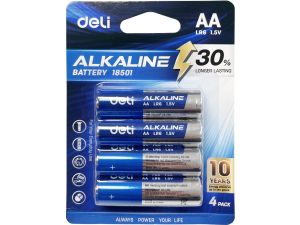 BATERIA LR06 DELI 18501 ALKALICZNA AA 4 SZT