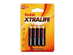 BATERIA KODAK LR03 AAA K3A-4 XTR BLISTER XTRALIFE 30951990