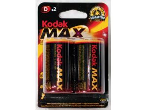 BATERIA KODAK LR20 MAX KD-2 30952843 LR20/2 BLISTER 30952843