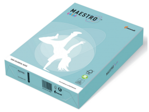 PAPIER MAESTRO A4 160G NIEBIESKI MB30, RYZA 250 ARK.