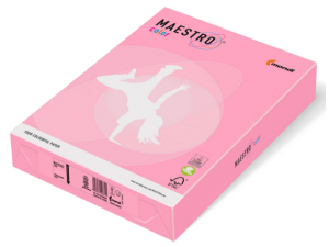 PAPIER MAESTRO A4 160G RÓŻOWY PI25, RYZA 250 ARK.