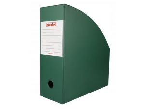 POJEMNIK NA CZASOPISMA BIURFOL 110MM CIEMNOZIELONY