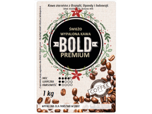 KAWA RZEMIEŚLNICZA ZIARNISTA BOLD PREMIUM 1KG