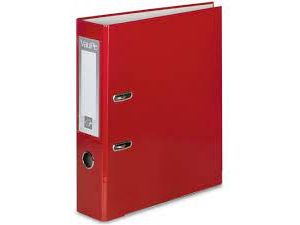 SEGREGATOR VAUPE A4/50MM WĄSKI  PREMIUM CZERWONY