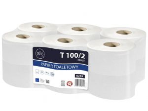 PAPIER TOALETOWY JUMBO ELLIS PROFESSIONAL BIAŁY, OPAK.12 ROLEK
