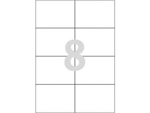 ETYKIETA AVERY ZWECKFORM 3427 105X74MM BEZ MARGINESU 100 ARKUSZY