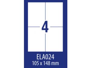 ETYKIETA AVERY ZWECKFORM ECONOMY E100 ELA024 105X148MM 100 ARKUSZY