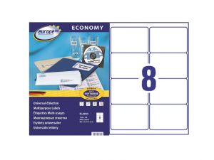 ETYKIETA AVERY ZWECKFORM ECONOMY E100 ELA043 99,1X67,7MM 100 ARKUSZY