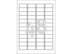ETYKIETA AVERY ZWECKFORM L4778 POLIESTROWA 45,7X21,2MM TRWAŁA 20 ARKUSZY