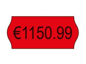 ETYKIETA AVERY ZWECKFORM RPLP1226 12X26MM DO METKOWNIC CZERWONA