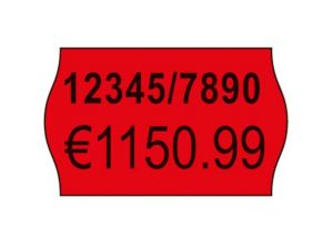 ETYKIETA AVERY ZWECKFORM RPLP1626 16X26MM DO METKOWNIC CZERWONA