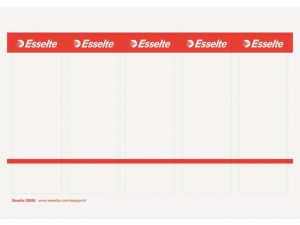 ETYKIETA WYMIENNA DO SEGREGATORA ESSELTE 49X158MM 10 ARKUSZY