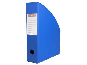 POJEMNIK NA CZASOPISMA BIURFOL 70MM NIEBIESKI
