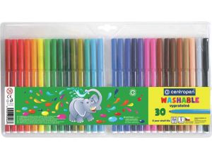 FLAMASTER CENTROPEN 7790 30SZT.ERGONOM. KOLOROWE FLAMASTRY 30 KOLORY