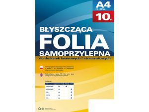 FOLIA DO DRUK.LASER.SAMO.A4 PRZEZR.ARGO 10ARK