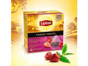 HERBATA LIPTON OWOCE LEŚNE A`20 PIRAMIDKI