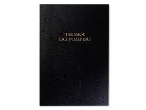 TECZKA DO PODPISU DELFIN CZARNA 15 PRZEKŁADEK