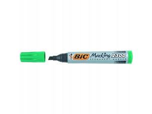 MARKER PERMANENTNY BIC 2300 ZIELONY ŚCIĘTA KOŃCÓWKA