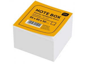 NOTES KOSTKA BIAŁA 85x85MM GRUBOŚĆ 50MM KLEJONA