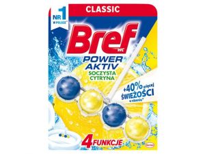 KOSTKA WC BREF POWER ACTIV LEMON 50G KULKI