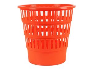 KOSZ NA ŚMIECI OFFICE PRODUCTS 16L AŻUROWY POMARAŃCZOWY