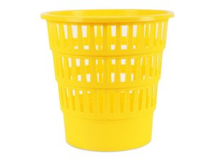 KOSZ NA ŚMIECI OFFICE PRODUCTS 16L AŻUROWY ŻÓŁTY