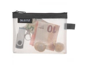 KOSZULKA LEITZ WOW L CZARNA Z SUWAKIEM WODOODPORNA SASZETKA PODRÓŻNA