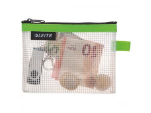 KOSZULKA LEITZ WOW L ZIELONA Z SUWAKIEM WODOODPORNA SASZETKA PODRÓŻNA