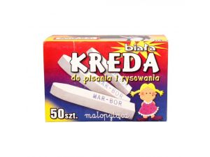 KREDA SZKOLNA MAŁOPYLĄCA BIAŁA 50 LASEK