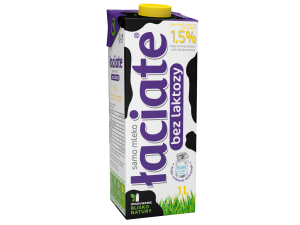 MLEKO ŁACIATE BEZ LAKTOZY 1,5% 1L