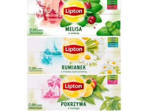 HERBATA INSPIROWANA ŚWIATEM LIPTON 20 TOREBEK MIX SMAKÓW